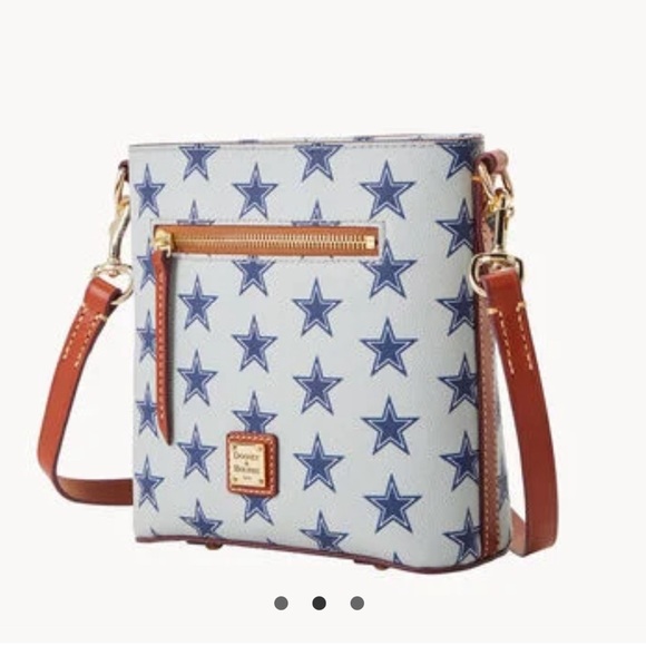 *NWT* Dooney & Bourke NFL Dallas Cowboys Small Zip Crossbody - Picture 3 of 4